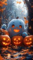 Pumpkin Party in the Woods