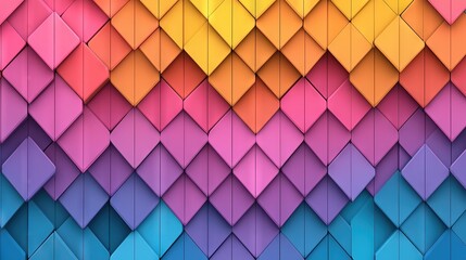   A multicolored background featuring squares and rectangles in varying shades of purple, orange, yellow, and pink