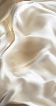 Luxurious silky satin fabric in slow motion for elegant video backgrounds