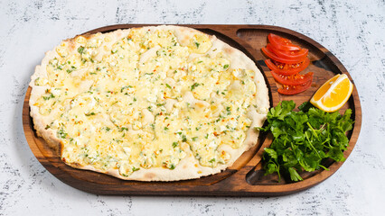 Turkish pizza - Lahmacun