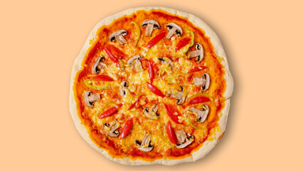 Pizza isolated
