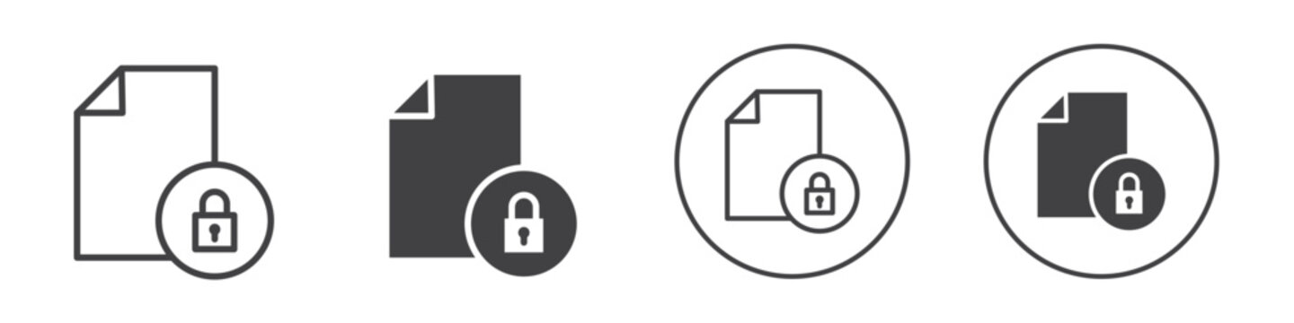 encoding information icon Vector logo outline