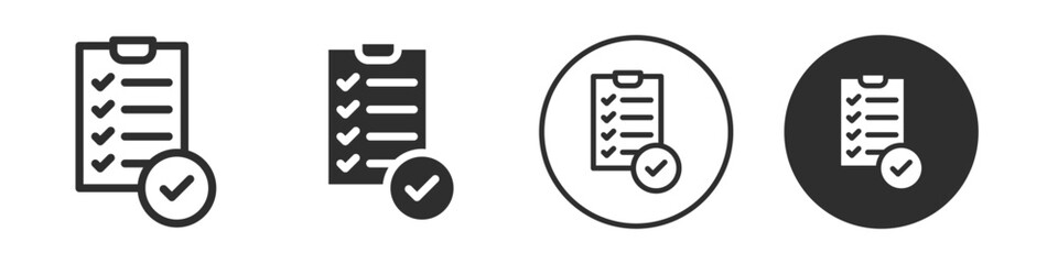 SEO Checklist icon Vector logo outline