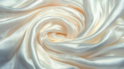   A close-up view of a white fabric displays a very wavy pattern at its center, making it exceptionally soft
