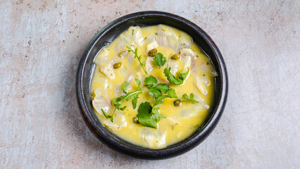 Creamy chicken soup