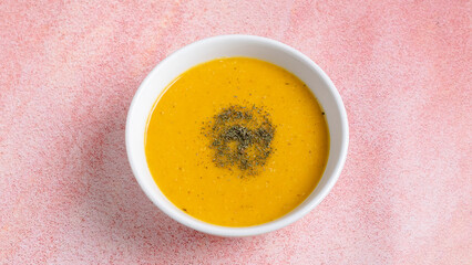 Lentil soup bowl