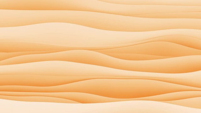 3D render of abstract wavy colorful background, 4K animated template