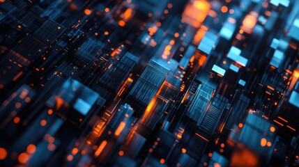 Obraz premium Abstract background featuring business or technology themes in a visually engaging design