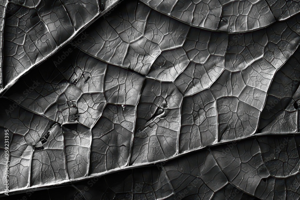 Aufkleber a close up of a leaf with a green background texture of a leaf captured in stunning detail