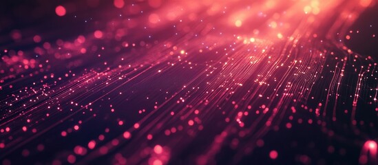 Obraz premium Corporate abstract particles with a digital technology theme creating a clean presentation for broadcast backgrounds