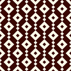 Ethnic, tribal seamless surface pattern. Repeated diamonds and rhombuses motif. Folk background. Folkloric wallpaper. Geometric ornament. Geo digital paper, textile print. Vector art