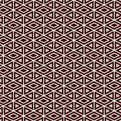 Ethnic, tribal seamless surface pattern. Native americans style background. Repeated diamond, triangles ornament. Geometric figures motif. Boho chic digital paper, textile print. Modern geo wallpaper.