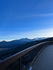 Obraz premium railway bridge in the mountains