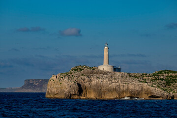 Mouro island lighthouse, Cantabria