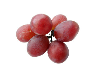 bunch of red grapes Png, red grapes isolated on white transparent background