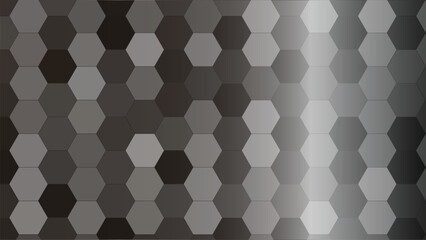 The vector art of a randomize colour Hexagon pattern