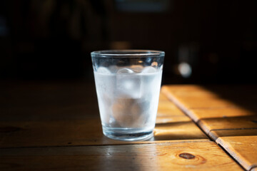 グラスの水