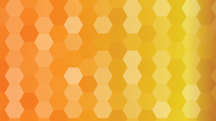 The vector art of a randomize colour Hexagon pattern