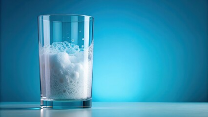 Background texture of chemical soap detergent foam on a clear glass, cleaning, bubbles, suds, household, hygiene,soapy