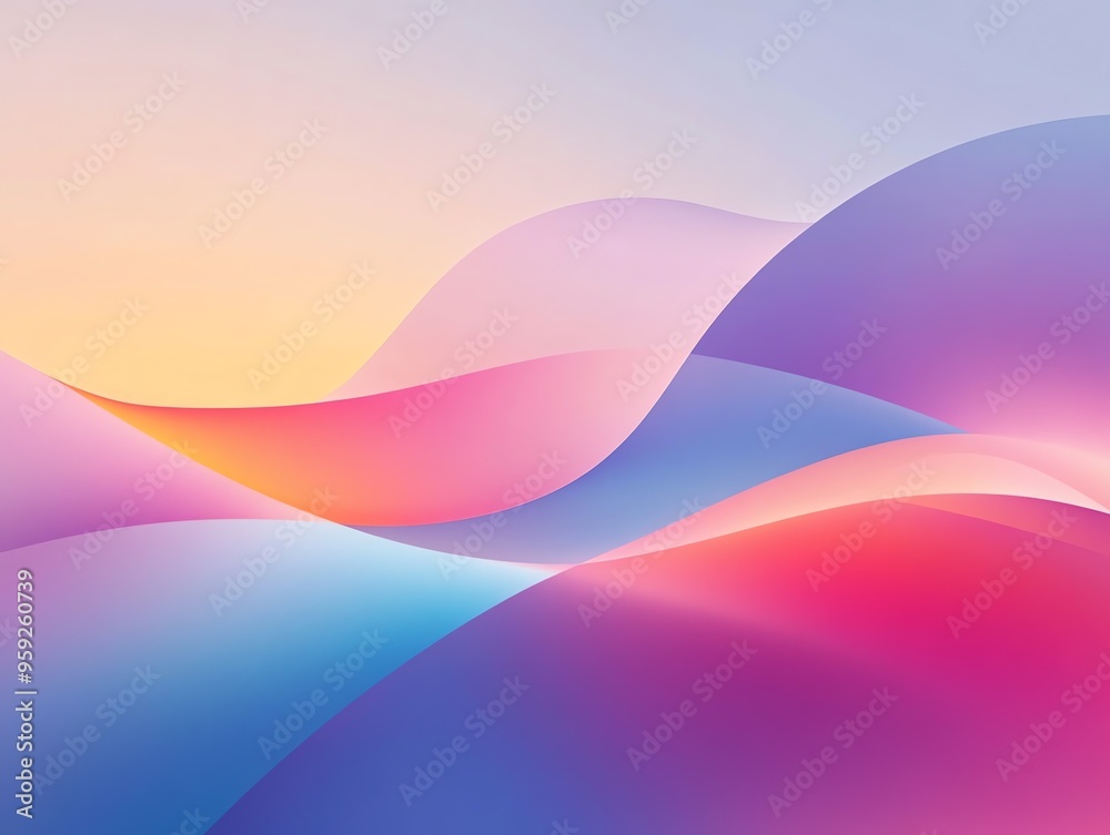 Poster abstract colorful gradient background.