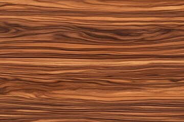 A high-resolution image of a smooth wooden surface displaying a seamless wood grain pattern in warm brown tones, used home decoration, ceramic tiles and laminates , ai
