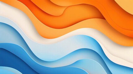 Fototapeta premium Abstract wave background. AI generated images