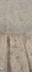 footprints on the beach
