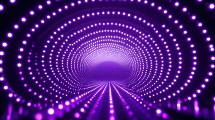 Fototapeta premium Abstract pattern of stage lights, spiraling around a central point, deep purple hues, intense focus, dramatic mood