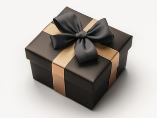 Gift Box with Gold Bow