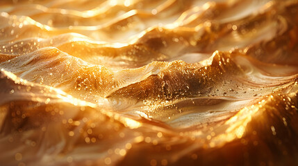 Obraz premium Abstract Gold Background with Shiny Texture