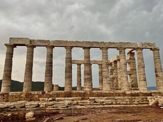 Fototapeta premium temple of Poseidon 