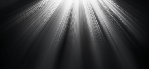 Fototapeta premium Dynamic Light Rays Creating Contrast Against Dark Background