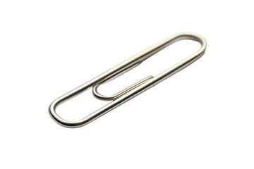 Close-up of a Silver Paper Clip
