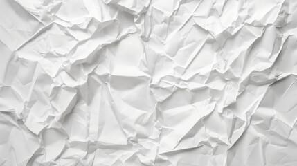 Obraz premium White paper texture crumpled with creases