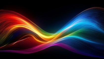 Naklejka premium 幻想的なエネルギーが空間を満たすかのような、未来的で神秘的な抽象アート