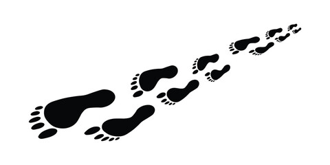 Human hands and feet icon set, print. vektor