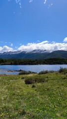 Mountainous landscape in southern Argentina