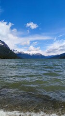 Mountainous landscape in southern Argentina