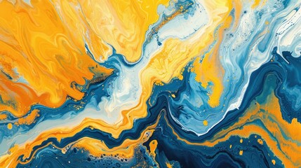 Dynamic Aerial View with Fluid Patterns, Vibrant Colors, and Natural Energy
