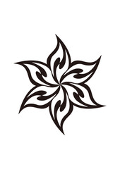 トライバル フラワー