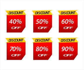 Discount And Special Offer Tag Vector