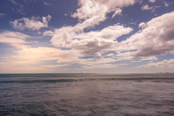 Beautiful Sunset Wakiki Beach Hawaii summer vacation