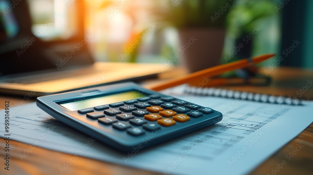 Leinwandbilder Savings and calculations are the basis of investing to get a worthwhile dividend with minimal risk Basic investment and savings guidelines : Generative AI