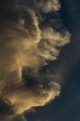 beautiful sky and clouds at sunset