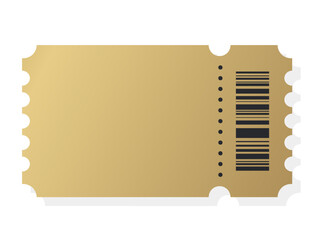 Gold Coupon isolated on transparent background. Discount Premium Voucher. Red color Gift Cupon with code QR, Coupon BOGO, off coupon voucher discount Ticket. Cyber monday sticker vector Shoping icon