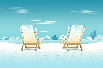 chairs on the beach