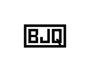 BJQ logo design vector template. BJQ