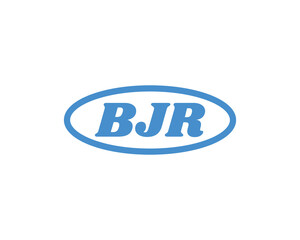 BJR logo design vector template. BJR