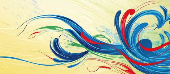 Fototapeta premium abstract background with swirls