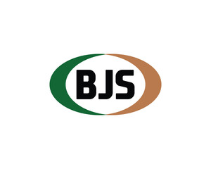 BJS logo design vector template. BJS